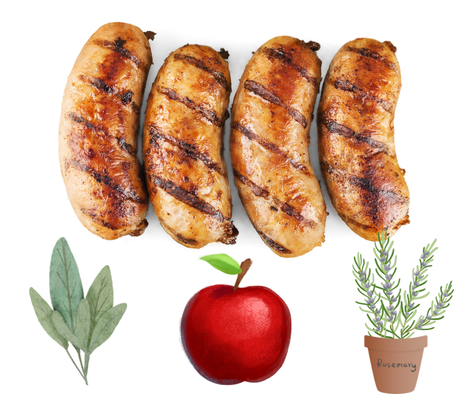 Apple Sage & Rosemary GSM gourmet sausage mix. Ideal for pork