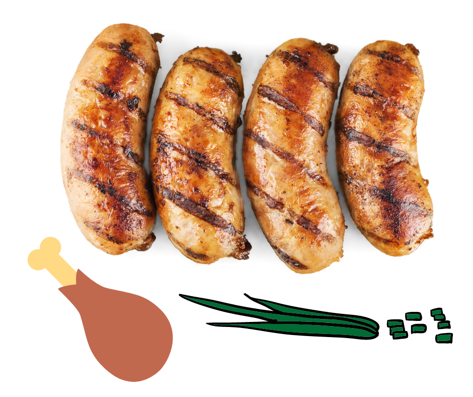 Chicken & Chives 1.25kg Gourmet Sausage Meal