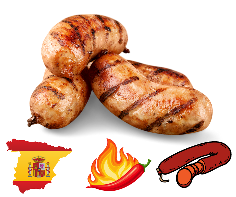 Spicy Spanish Chorizo 1.25kg Gourmet Sausage Meal