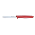 Victorinox Pointed Tip Paring Knife - 10cm (4") Serrated Edge Red Handle 5.0731