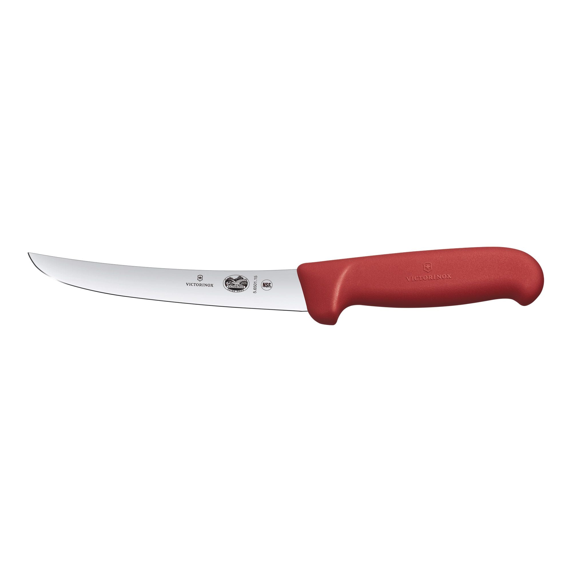 Victorinox Curved Boning Knife Red 15cm (6") Wide Blade