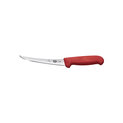Victorinox Curved Boning Knife Red 15cm (6") Narrow Blade