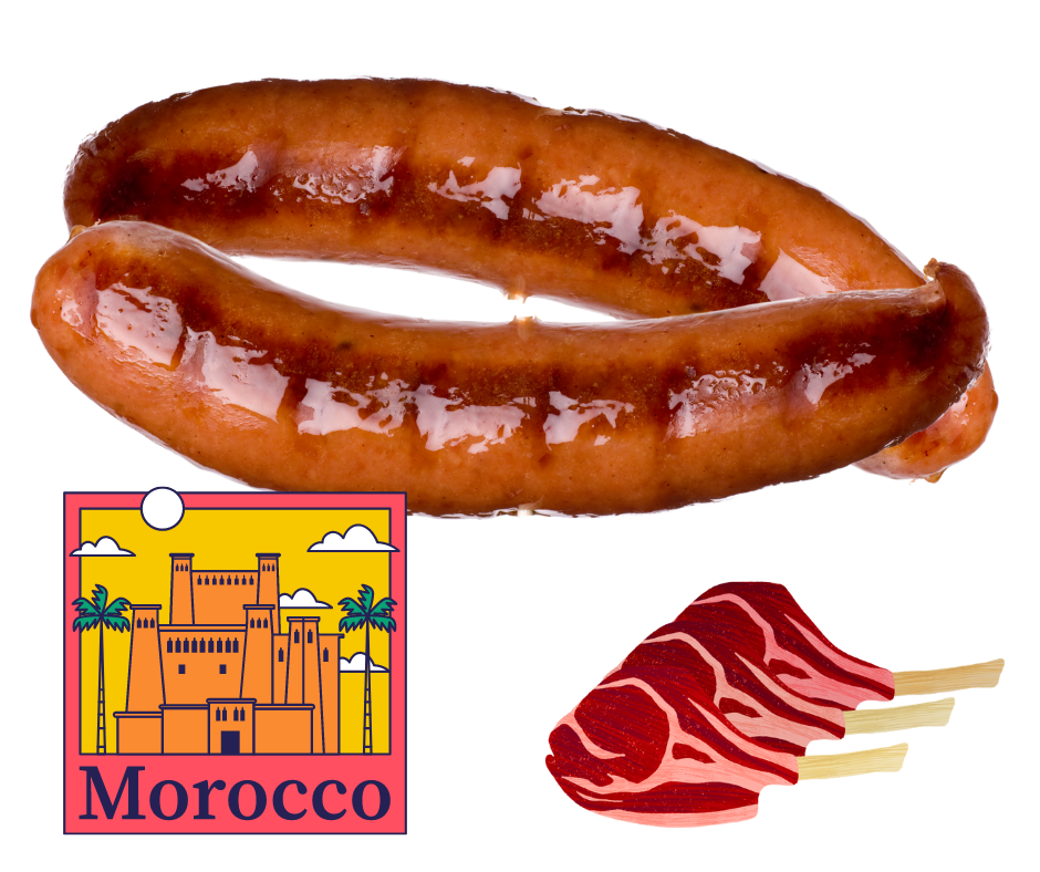 Moroccan Lamb 1kg Gourmet Sausage Meal