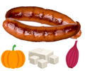 Pumpkin, Fetta & Shallots 1.25kg Gourmet Sausage Meal