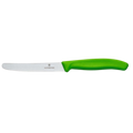 Victorinox Round Tip Steak Knife 10cm (4") Serrated Edge Green Handle