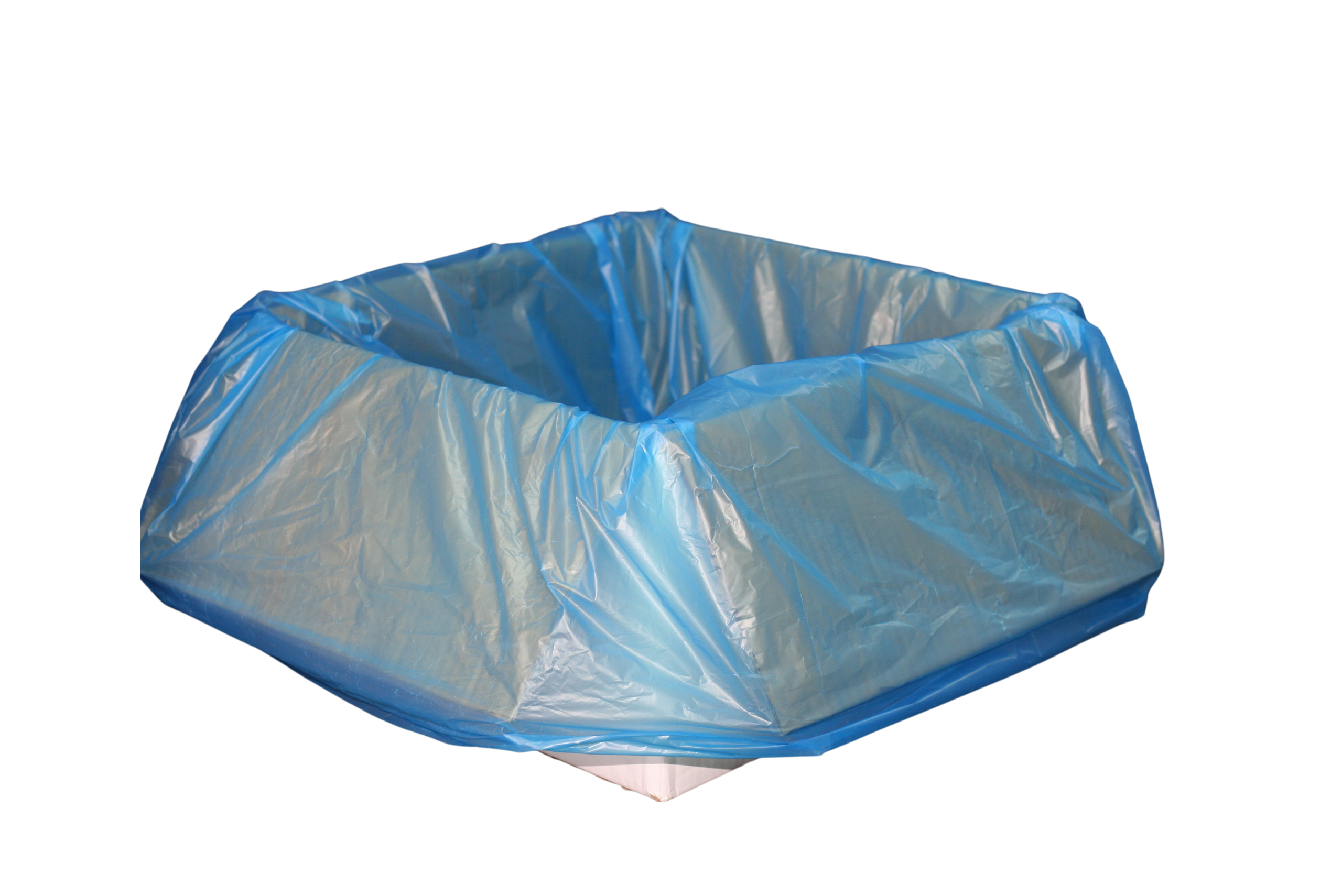 Carton Liners - HDPE Blue - 635 x 635mm + 380mm