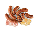 BSC Bacon and Mushroom 1kg Gourmet Sausage Meal