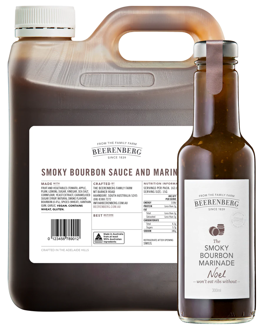 Beerenberg Smoky Bourbon Sauce & Marinade 2L