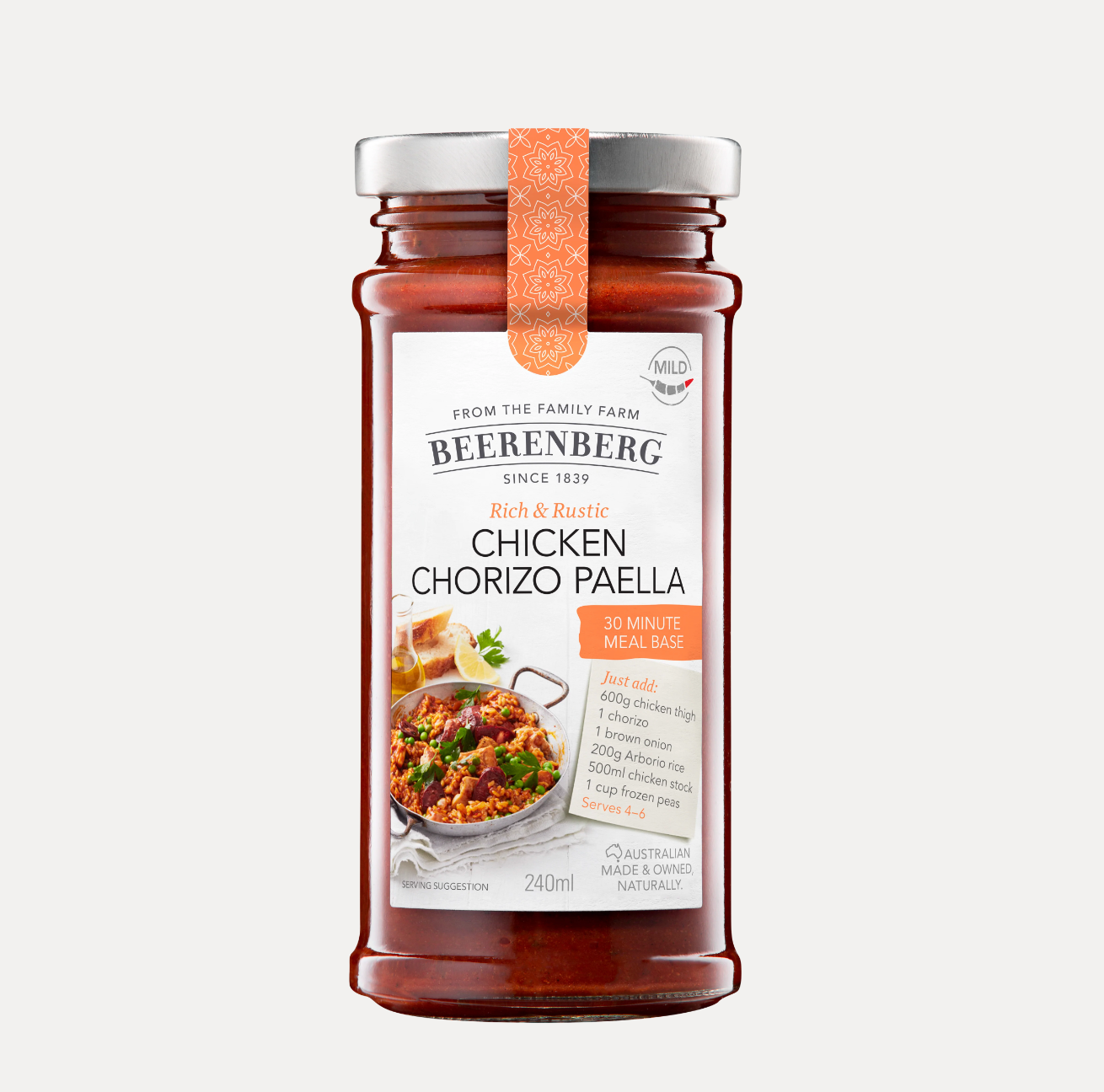 Beerenberg Chicken Chorizo Paella 240ml