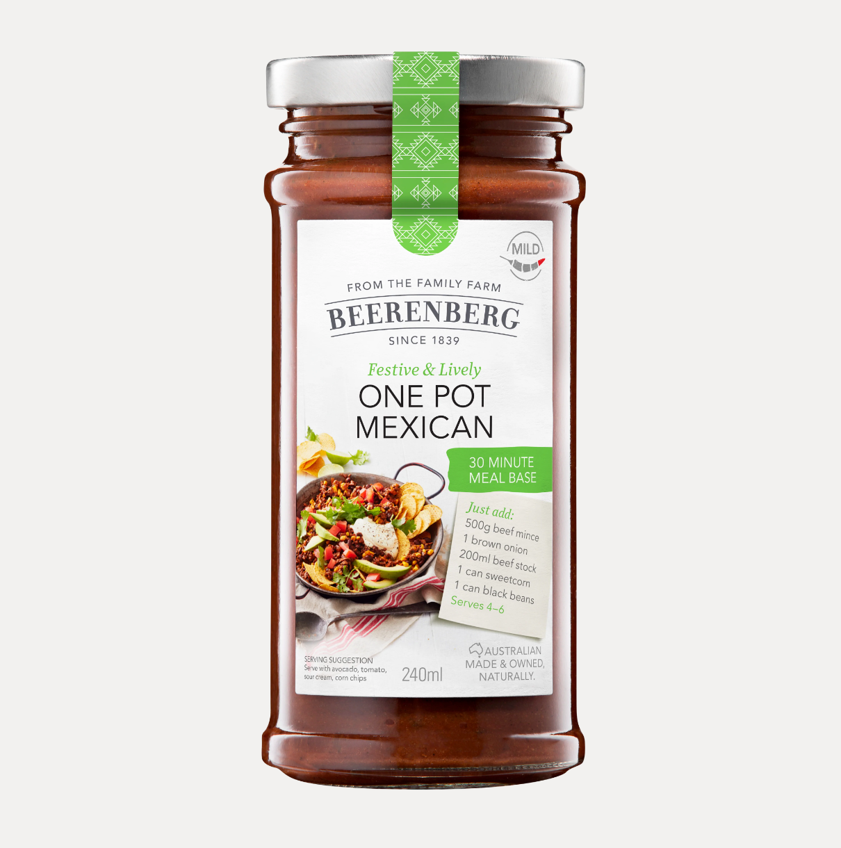 Beerenberg One Pot Mexican Meal Base 240ml