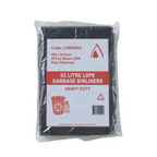 Bin Liners 82L Heavy Duty Black - 950 x 810 + Side Seal