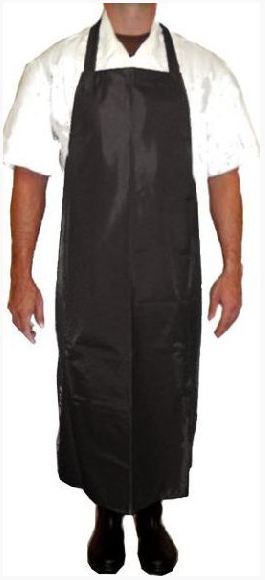 Black Nylon Apron 116 x 82cm - Full