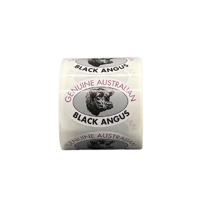 Label - Black Angus Roll of 500