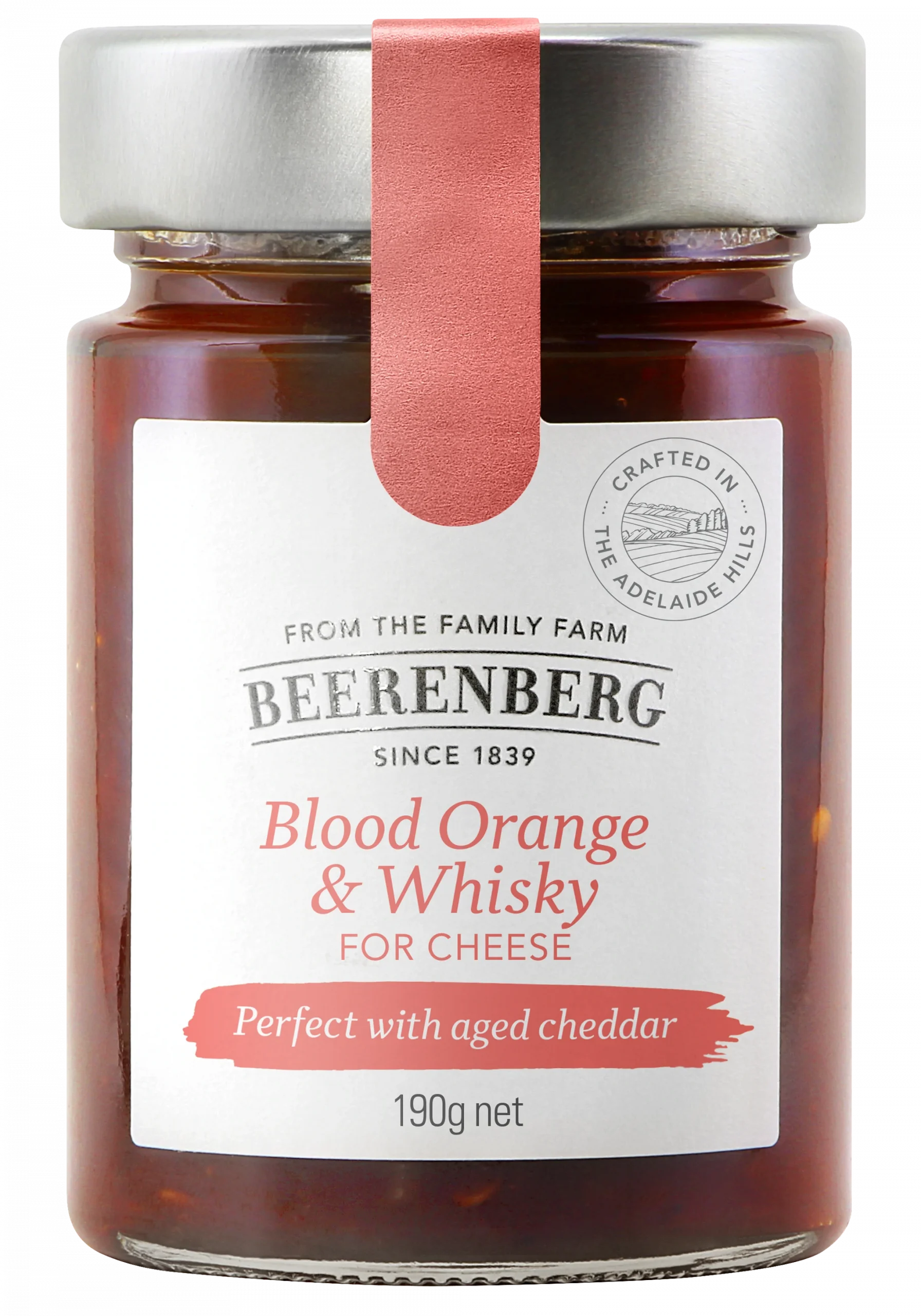Beerenberg Blood Orange & Whisky 190g
