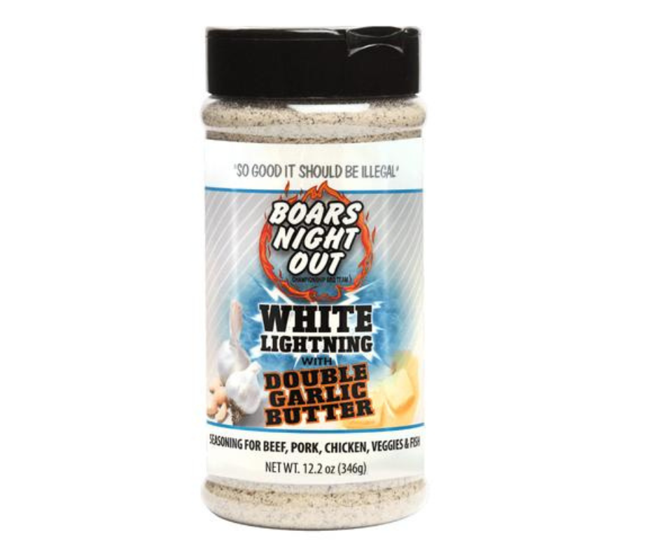 Boars Night Out - White Lightning Double Garlic Butter
