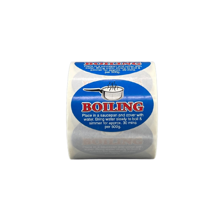 Label - Boiling Roll of 500