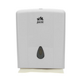 Compact & Ultraslim Towel Dispenser ABS Plastic White & Grey