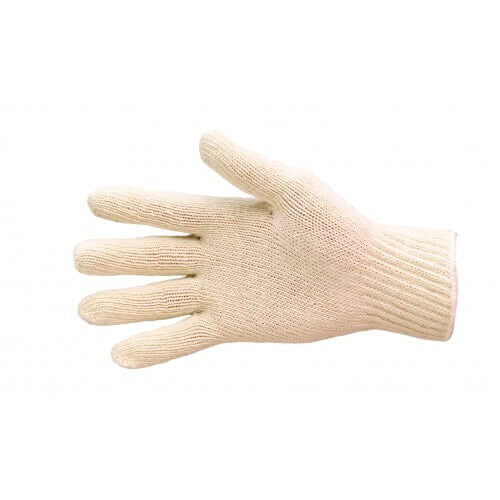 Cotton Knit Gloves Small & Large
