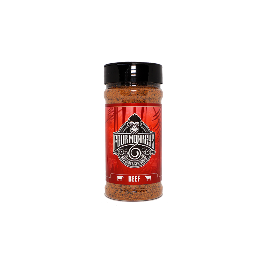 Four Monkeys BBQ Beef Rub Jar 280g
