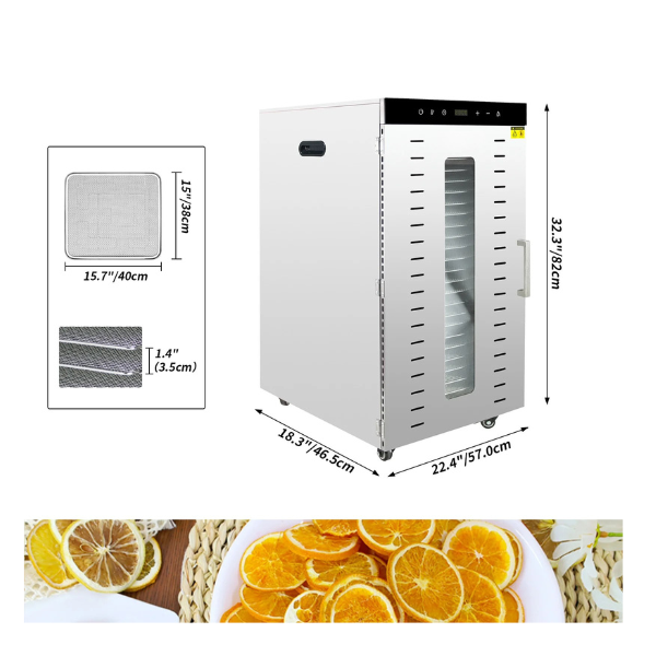 Commercial Dehydrator - 24 Tray