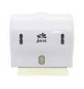 Roll Towel Dispenser ABS Plastic White & Grey