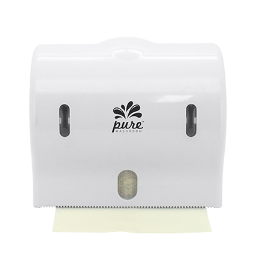 Roll Towel Dispenser ABS Plastic White & Grey