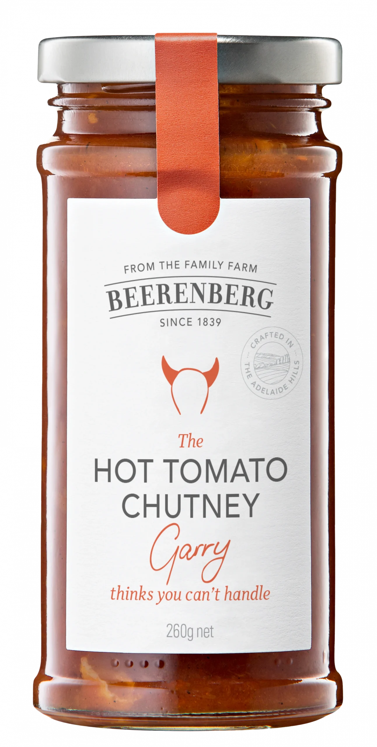 Beerenberg Hot Tomato Chutney 260g