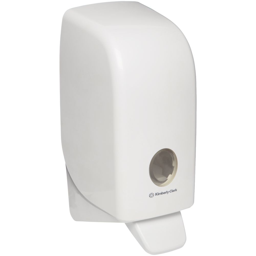 Liquid Soap Dispenser White Plastic 1L Refillable