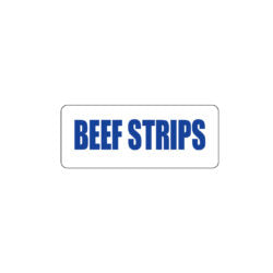 Freezer Label - Beef Strips 50 x 20mm