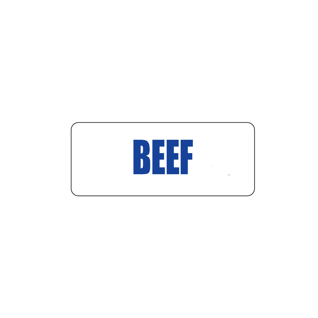 Beef Freezer Label