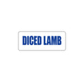 Freezer Label - Diced Lamb 50 x 20mm