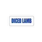 Freezer Label - Diced Lamb 50 x 20mm