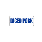 Freezer Label - Diced Pork 50 x 20mm
