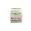 Label - Free Range Roll of 500