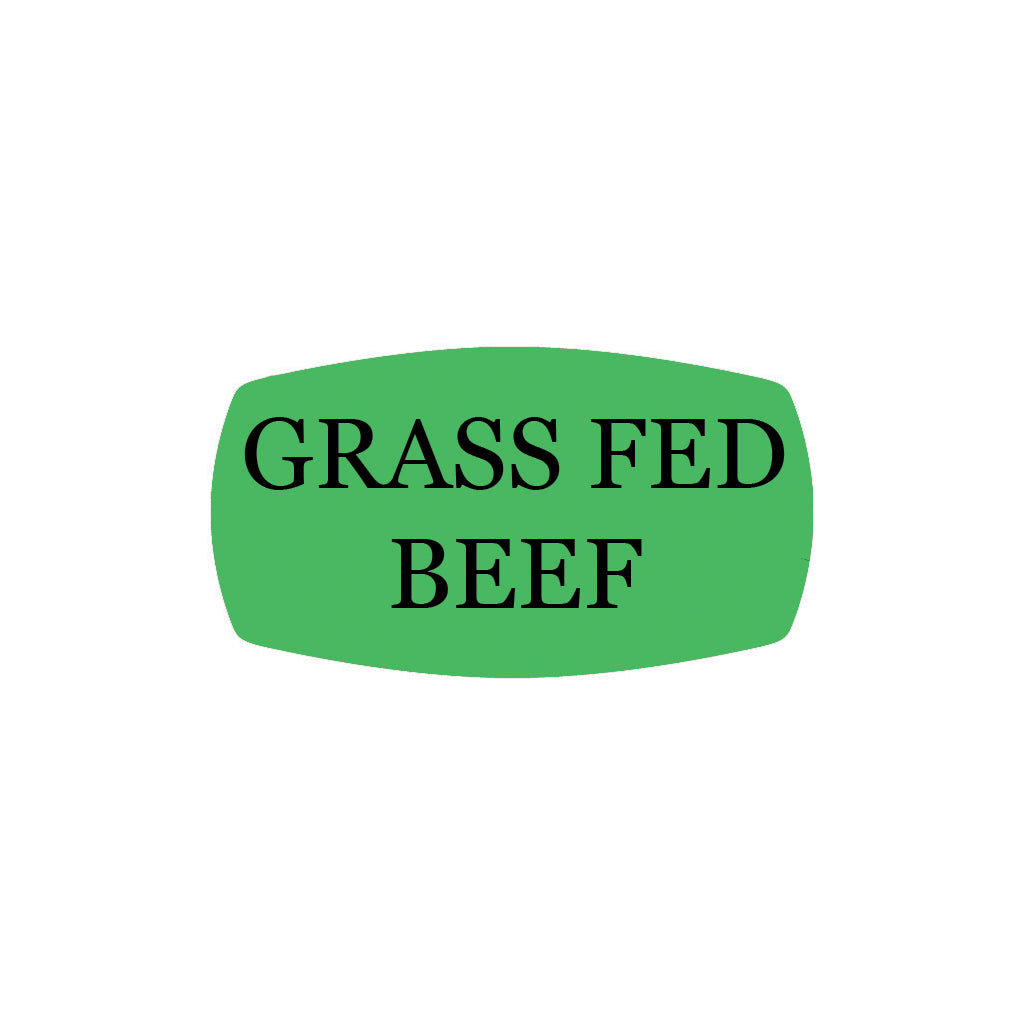 Grass Fed Beef Label