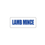 Lamb Mince Freezer Label