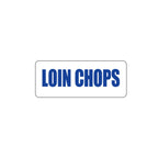 Loin Chops Freezer Label