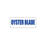 Oyster Blade Freezer label