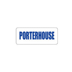 Porterhouse Freezer Label