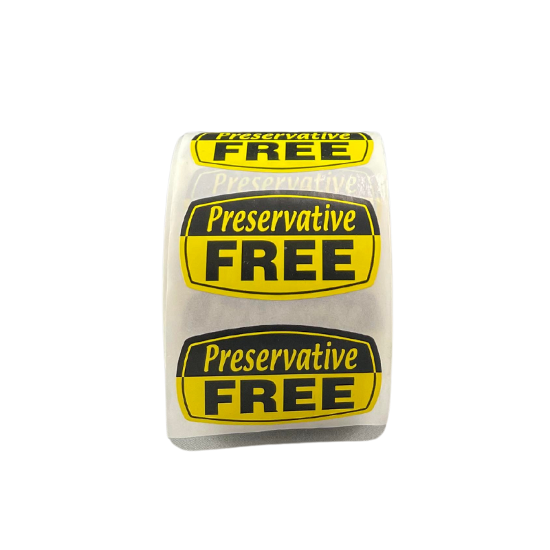 Label - Preservative Free Roll of 500