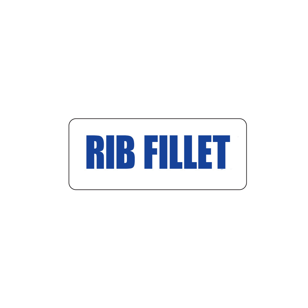 Freezer Label Rib Fillet