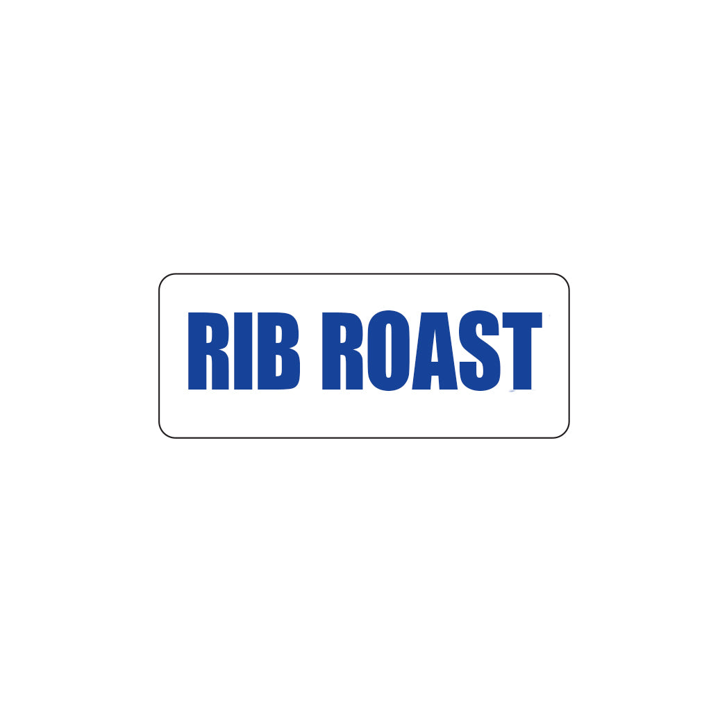 Label - Rib Roast