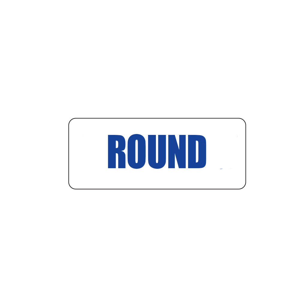 Round Freezer Label