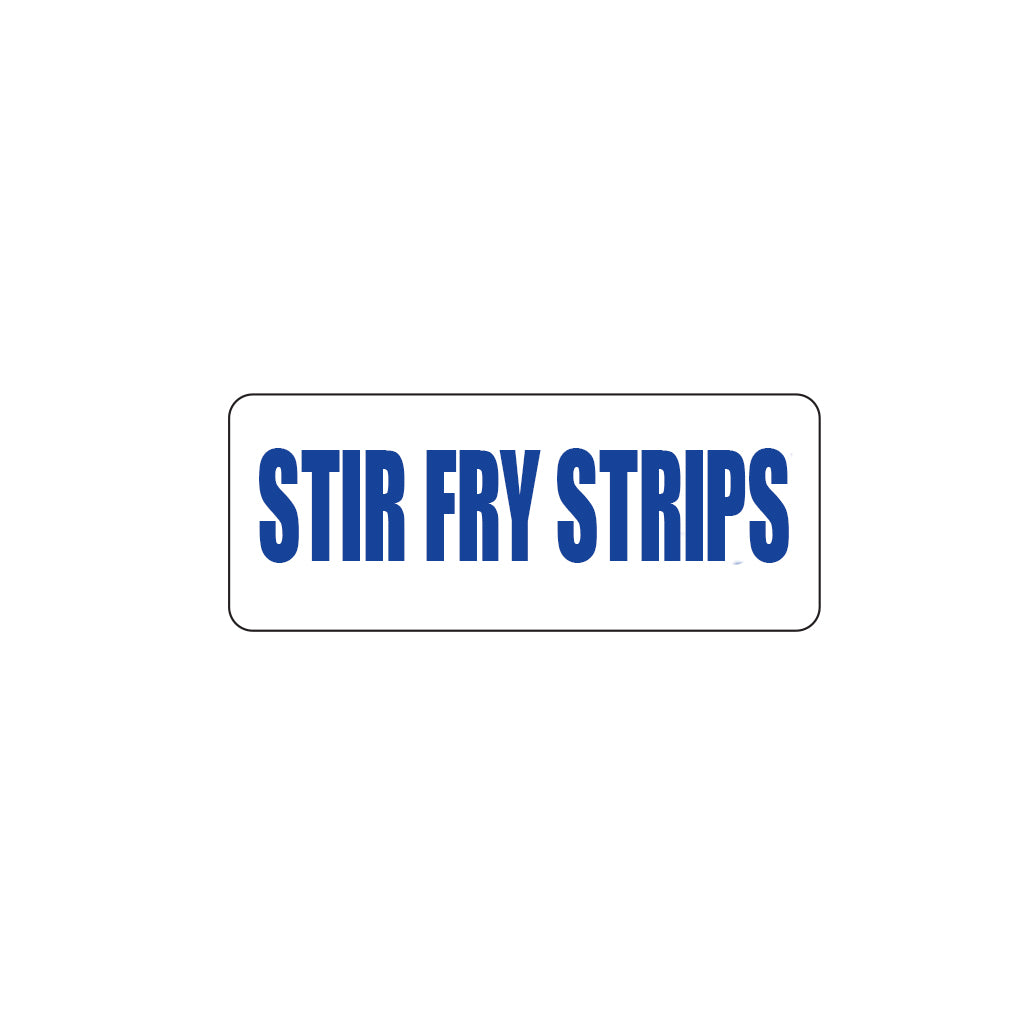 Freezer Label - Stir Fry Strips 50 x 20mm