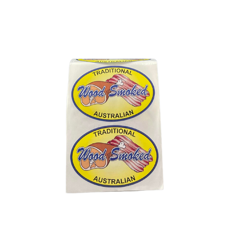 Label - Traditional Wood Smoked Ham Roll of 500