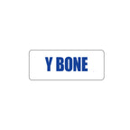 Y Bone Freezer Label