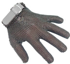 Chain Mesh Glove Wrist Length SML White