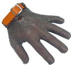 Chain Mesh Glove Wrist Length XLrg Orange