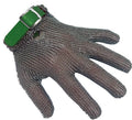 Chain Mesh Glove Wrist Length XS Green