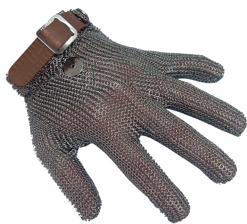 Chain Mesh Glove Wrist Length XXSML